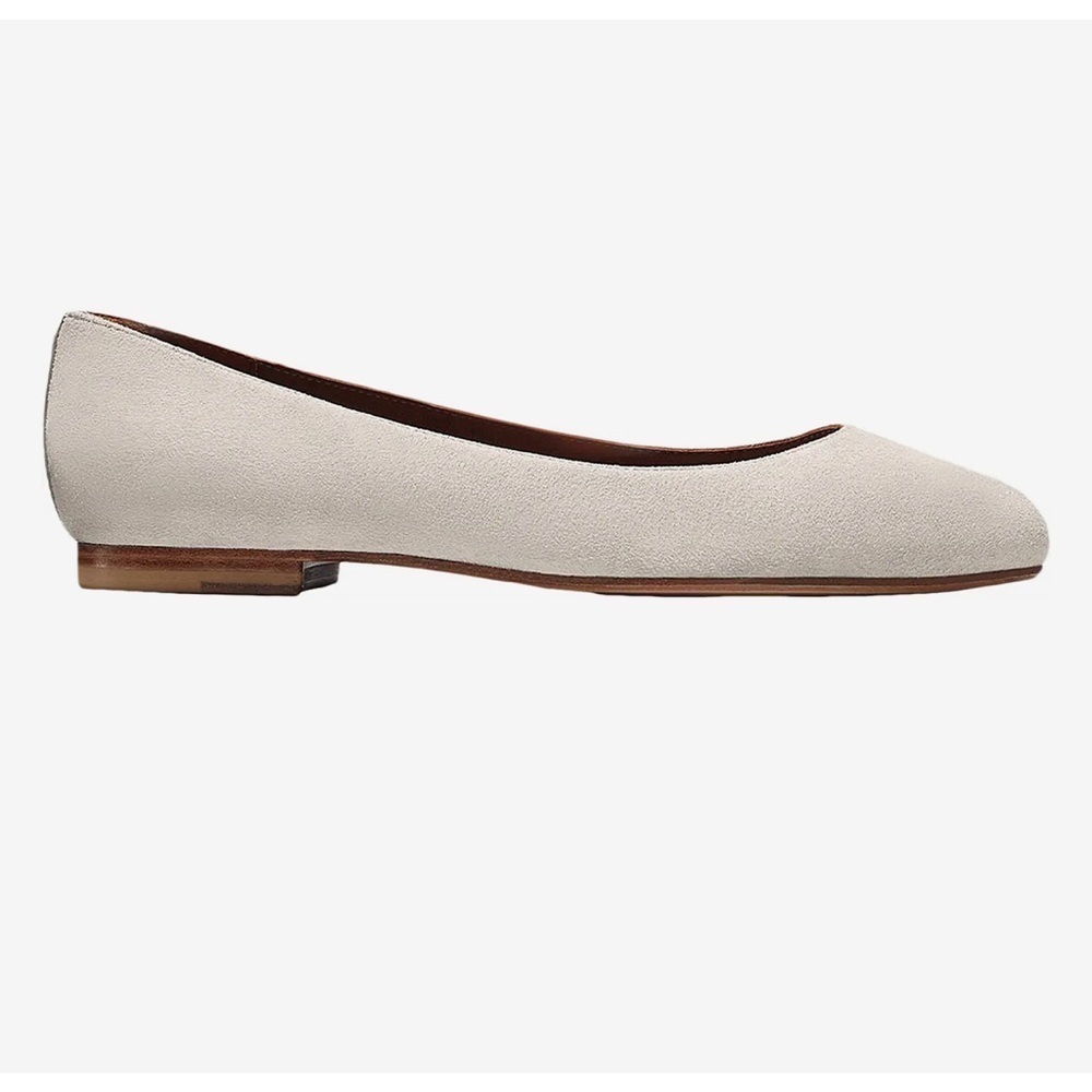Margaux The Classic blush suede ballerina flats‎ shoes Sz 42.5 N EU 11.5 N US